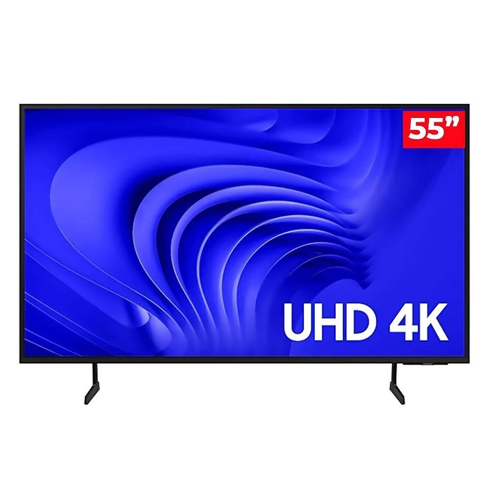 Smart TV Samsung 55" UHD 4K 55DU7700 Com Xbox Game Pass IA Energy Mode Alexa Built In Bivolt