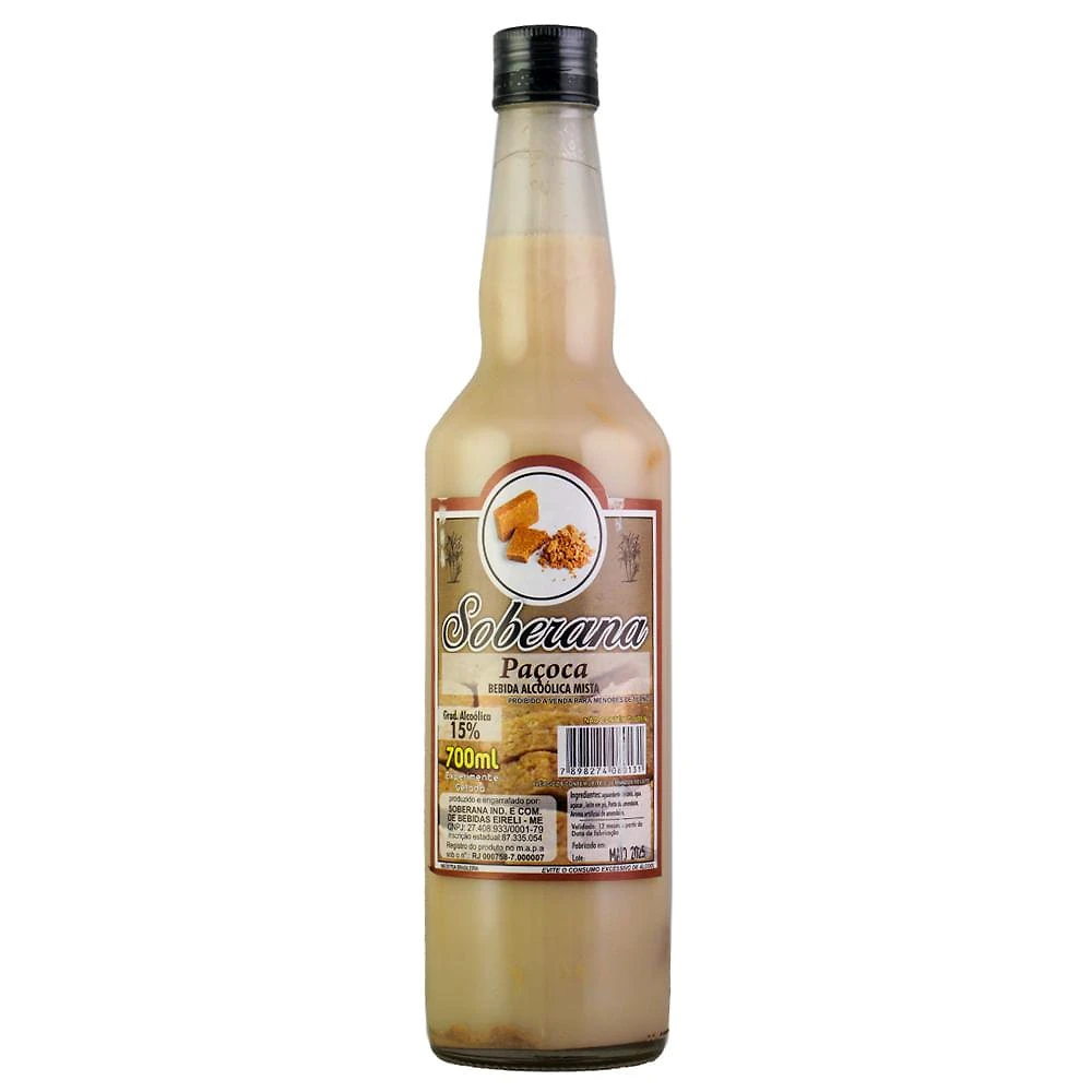 Bebida mista de paçoca soberana 700ml