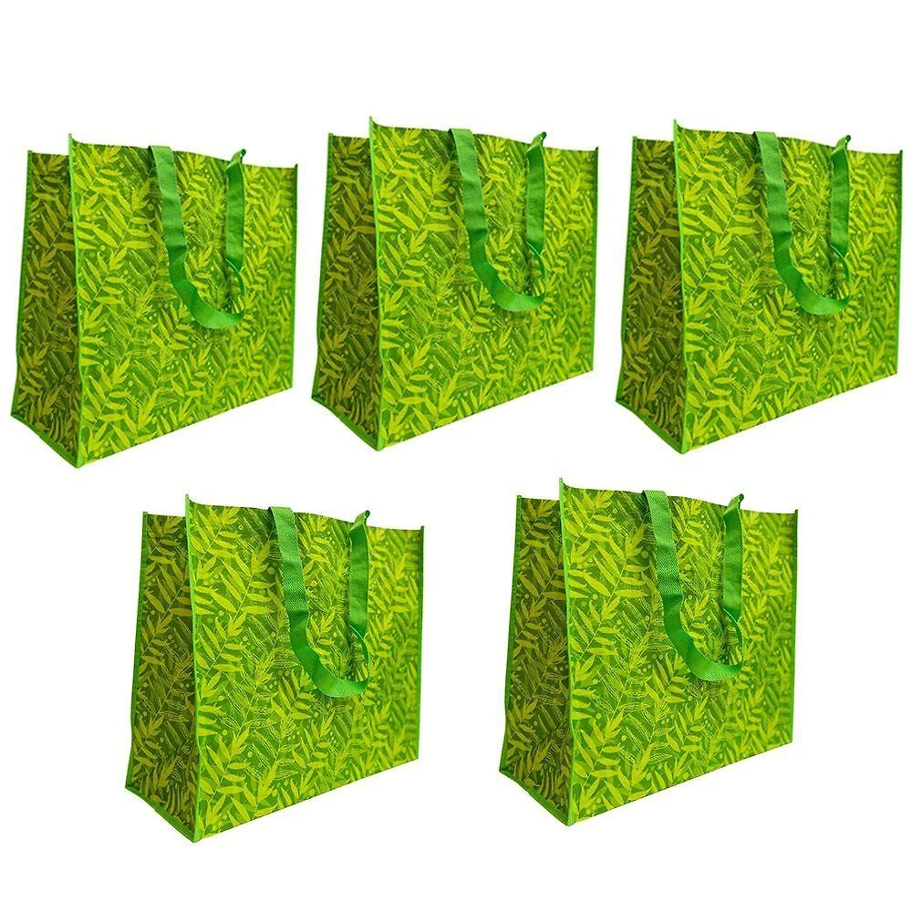 Bolsa Ecobag Reciclavel Kit 5 Uni Compras Mercado Ecologica Retornavel