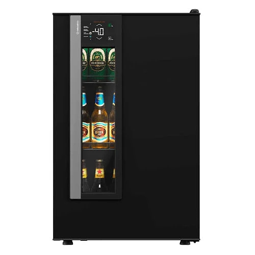 Cervejeira Beer Maxx One Inverter 114L 1 Porta Digital VN12TPP Preto Onix 110V MetalFrio