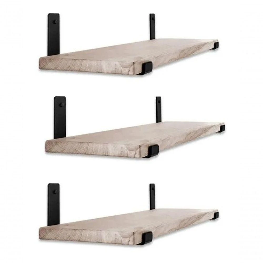 Suporte Madeira Pinus Moderno Parede Para Quarto 80x50x20