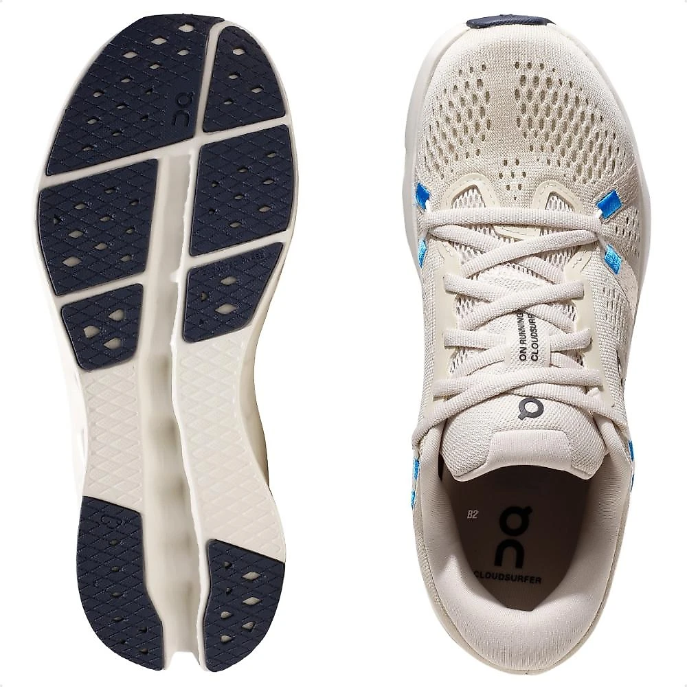 Tênis On Running Cloudsurfer 2 Feminino Bege / Azul - 34