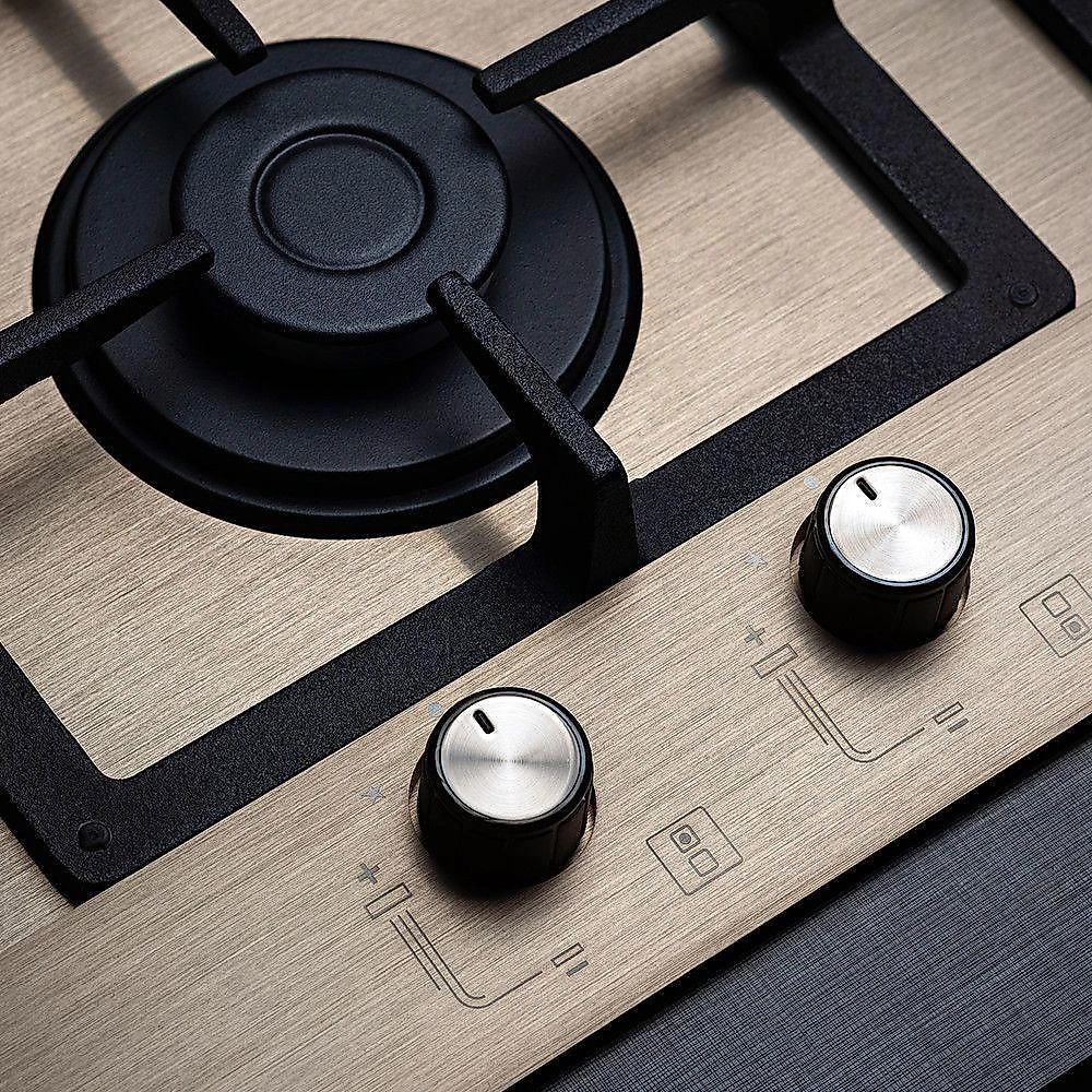 Fogão Cooktop Platinum A Gás 5 Queimadores Fischer Escovado Bivolt
