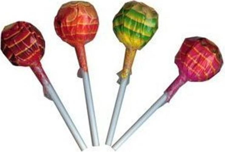 Miniatura Chupa Chups Mini Pirulito Corante Natural 20 Peças 120G