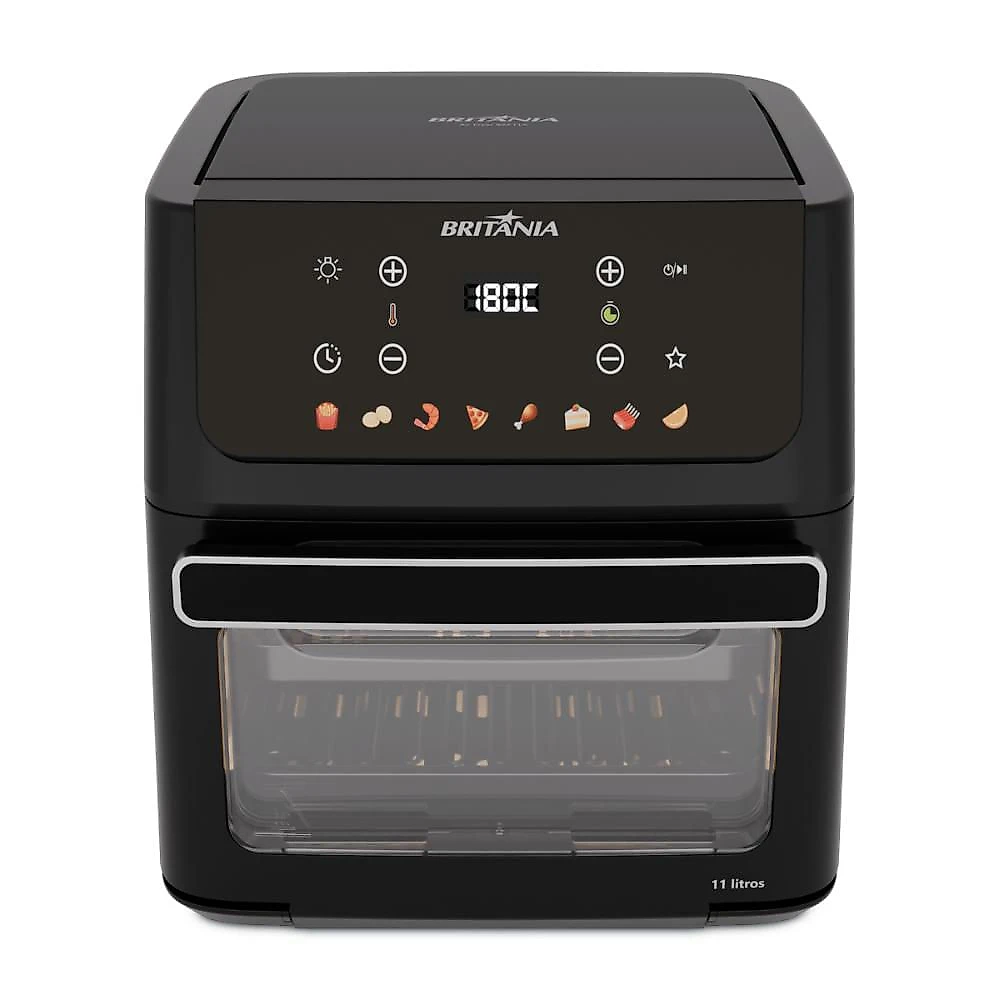Air Fryer Oven Britânia 11L 8 Funções 1800W BAF11A 127V