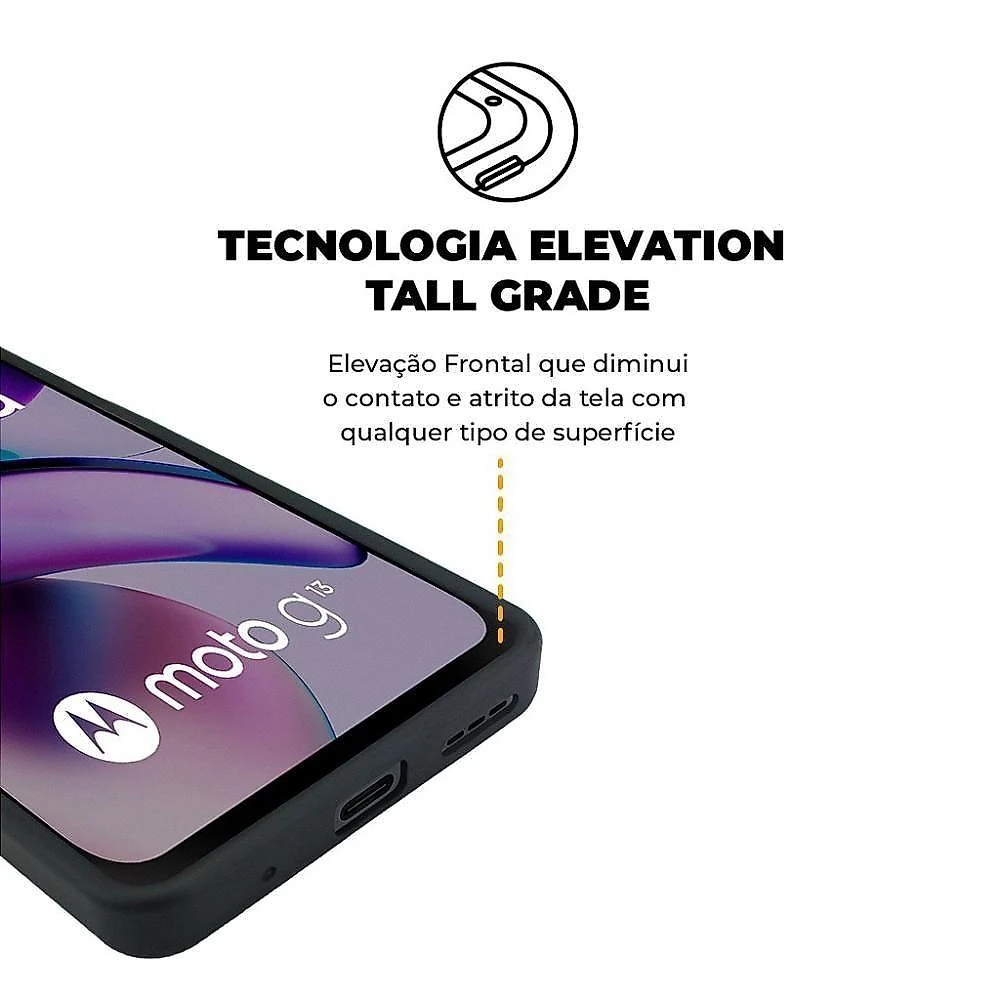Capa Para Motorola Moto G13 - Silicon Veloz - Gshield