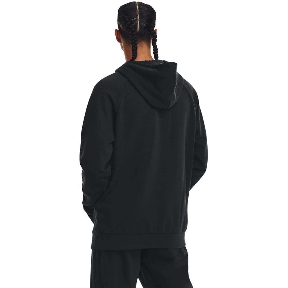 Miniatura Blusa Masculina Under Armour Rival Fleece Hoodie Big Logo Preto - 2GG