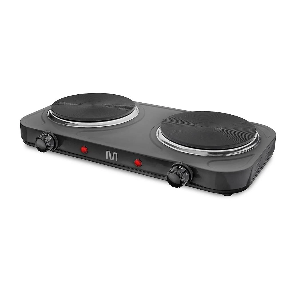 Fogão elétrico easy cook duo 127v 2 bocas multi - go138 preto