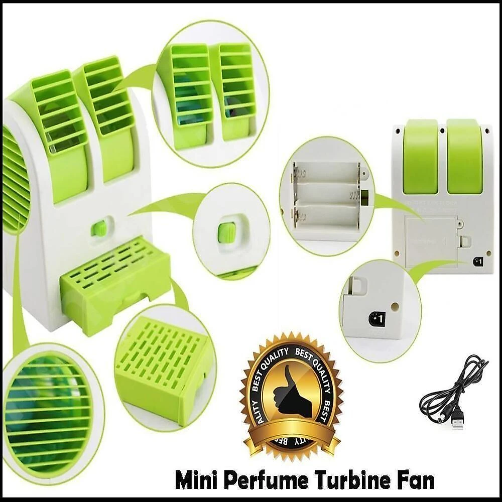 Mini Ar Condicionado Climatizador Portátil Ventilador Pessoal 3 em 1 com Aromatizador