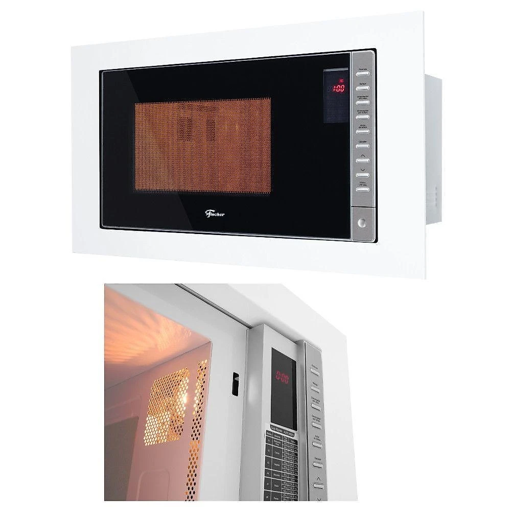 Micro-ondas De Embutir Fit Line 25l Fischer Branco 220V
