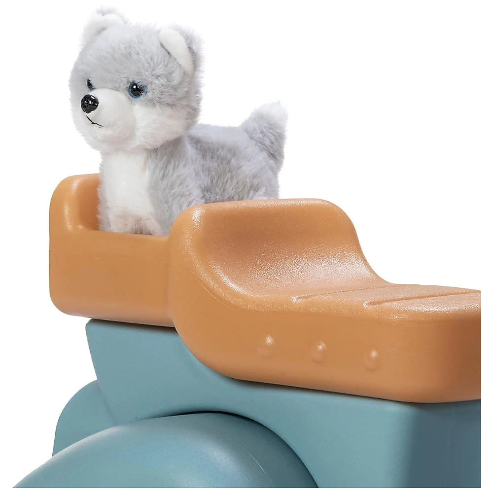 Moto Infantil Vintage de Empurrar, Desenvolve Equilíbrio com 4 Rodas, 1,5 a 4 Anos, Step2, Azul 110v