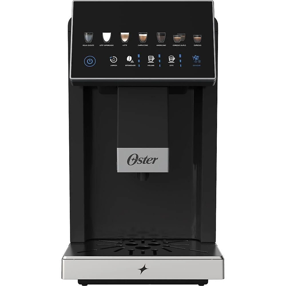 Cafeteira Espresso Superautomática Oster OCAF970 Moedor Cônico 20 Bar Inox 220V