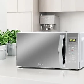 Micro-ondas Philco PMO38E 1400W com Função Manter Aquecido e Tirar Odor – Branco Espelhado 110V