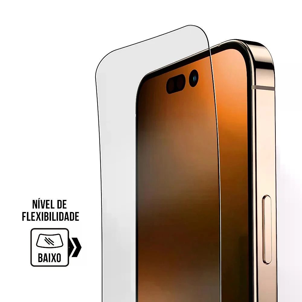 Kit Capa Symetric Preta e Película Defender Pro Privacidade para iPhone 15 Pro - Gshield