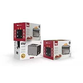 Torradeira Elétrica WAP Prosdócimo WTE1 Inox 2 Fatias 7 Níveis de Tostagem 900W 110V