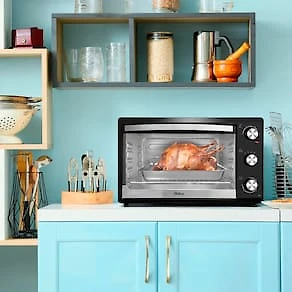 Forno Elétrico Philco PFE44P 44L com Botão Timer de 60 minutos e Dupla resistência – Preto 110V