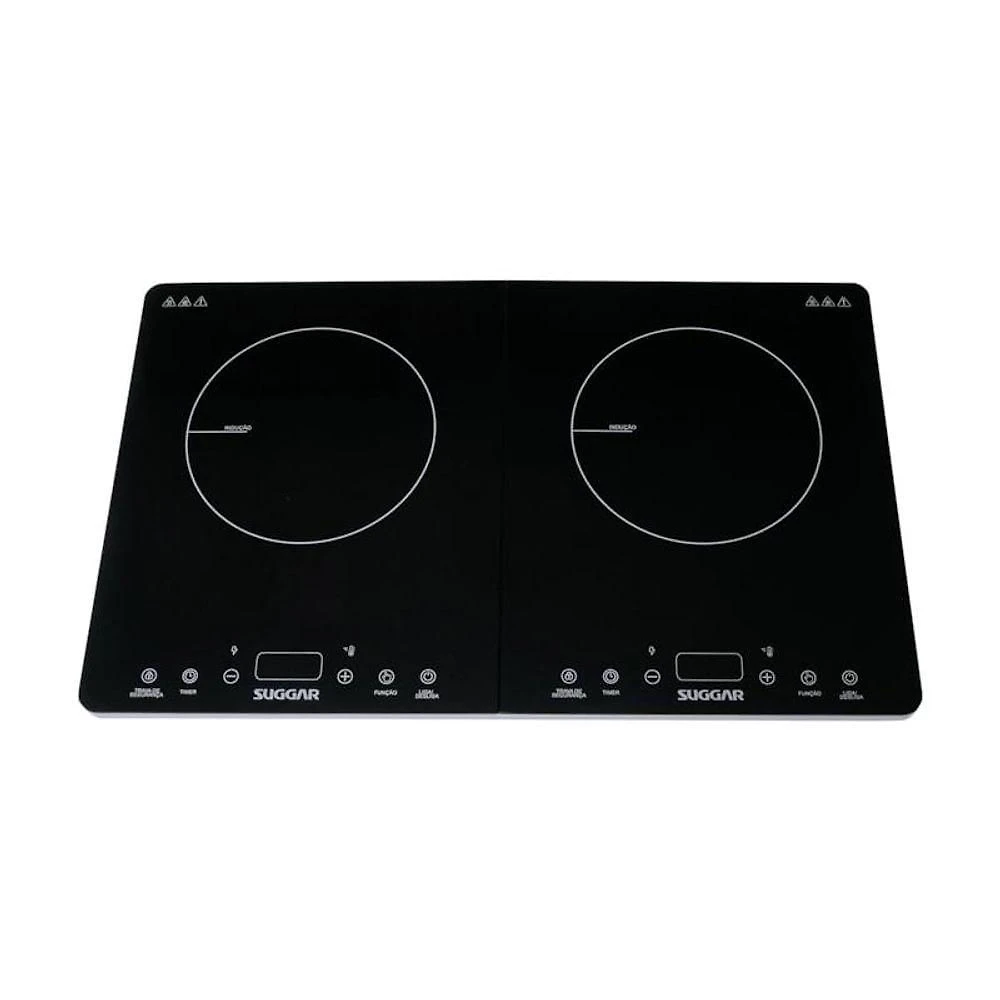 Cooktop Portátil De Indução 2 Zonas Preto 220V
