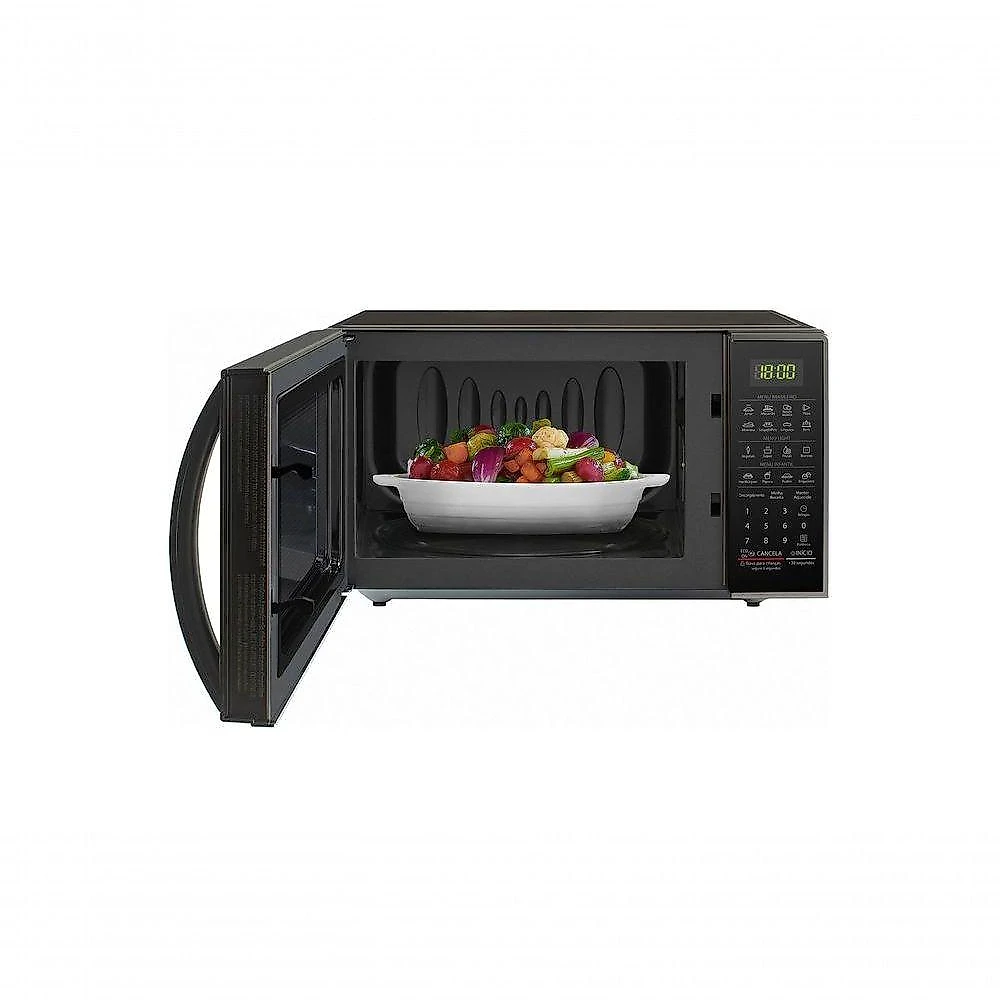 Micro-ondas LG 30 Litros Prata Limpa Fácil MS3043BR 127V