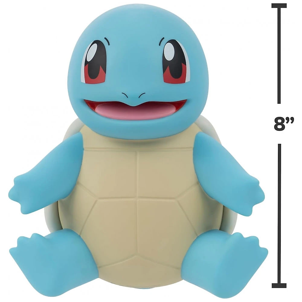 Figura Vinil Pokémon Squirtle Select 20 cm Jazwares Azul e Bege