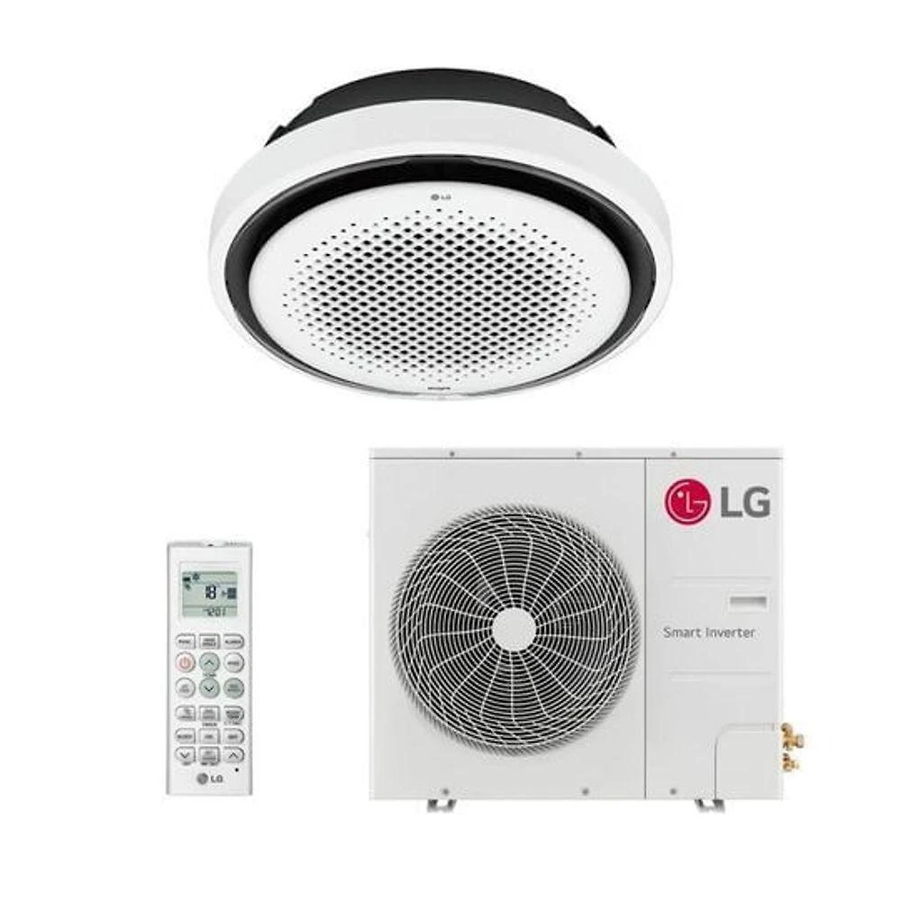 Ar Condicionado Split Cassete LG 360 graus  Inverter 53000 BTUS Quente e Frio 220V R-32 ZTUW60GYLAA.ANWZBR1
