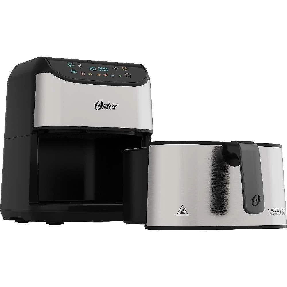 Fritadeira digital oster inox 5l com painel touch ofrt930 220v
