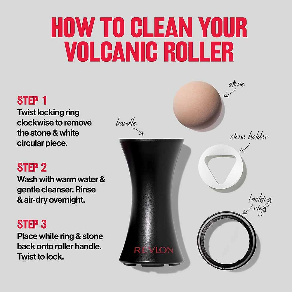 Rolo Facial para Controle da Oleosidade Revlon Volcanic Stone Roller 1Un