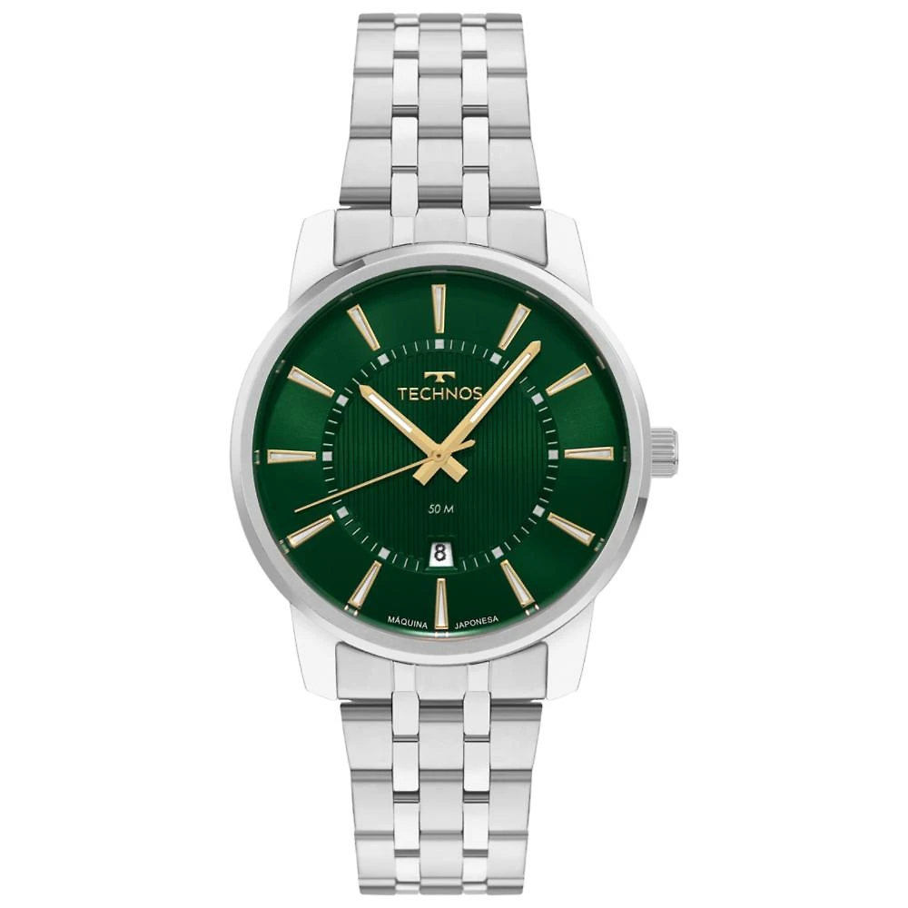 Relógio Technos Masculino Exclusive 2115UDO/1V 40mm Aço Inox