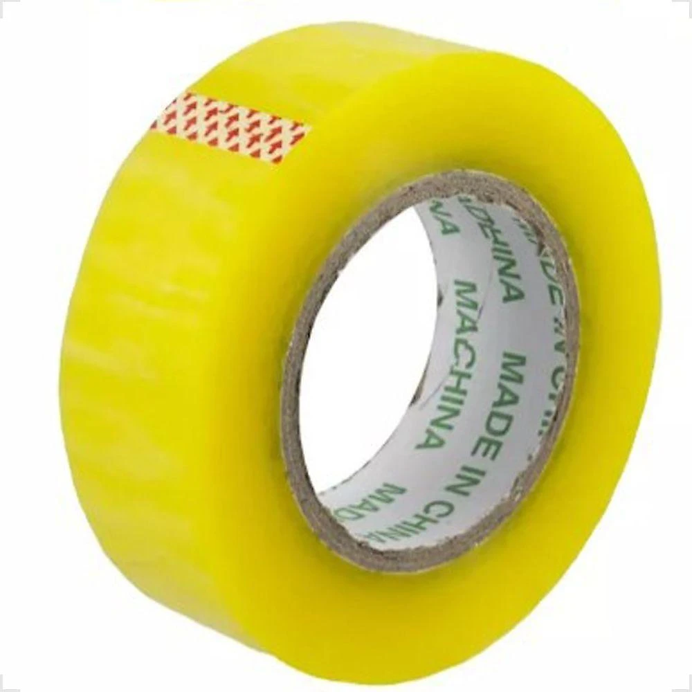Fita Adesiva para Embalagem com Alta Resistência 40MM X 300M Kit 2 Unidades Marrom e Transparente