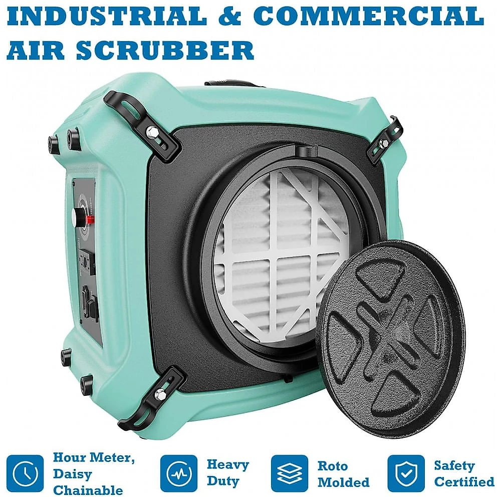 Purificador de Ar com Filtro HEPA Max 770, 3 Estágios de Filtragem, 5 UN, 115V, Alorair, Verde