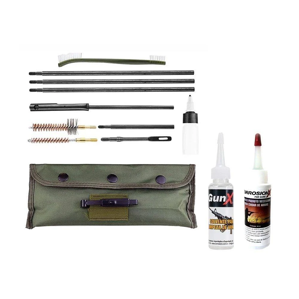 Kit Limpeza 5,5 E 6,0mm Fxr+solvente+corrosionx Marine Guns