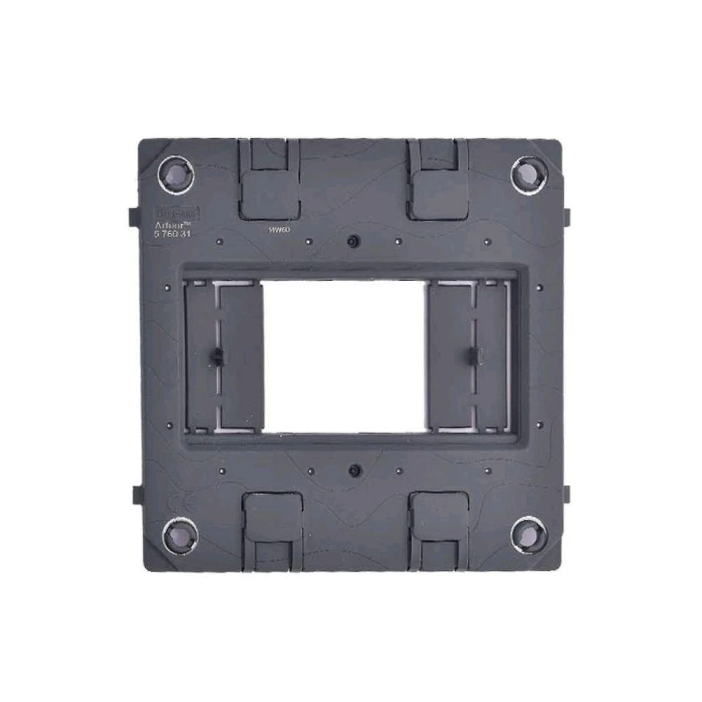 Suporte 4x4 2 Mod.centralizados Arteor Cod.576031b Grafite Pial