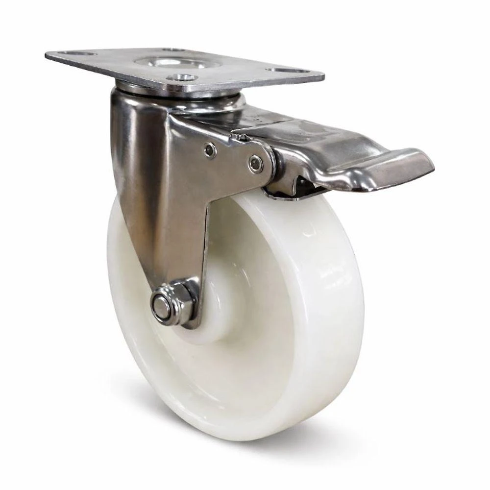 Rodízio Industrial Giratório Master Roll 5 Pol Inox 170 kg Master