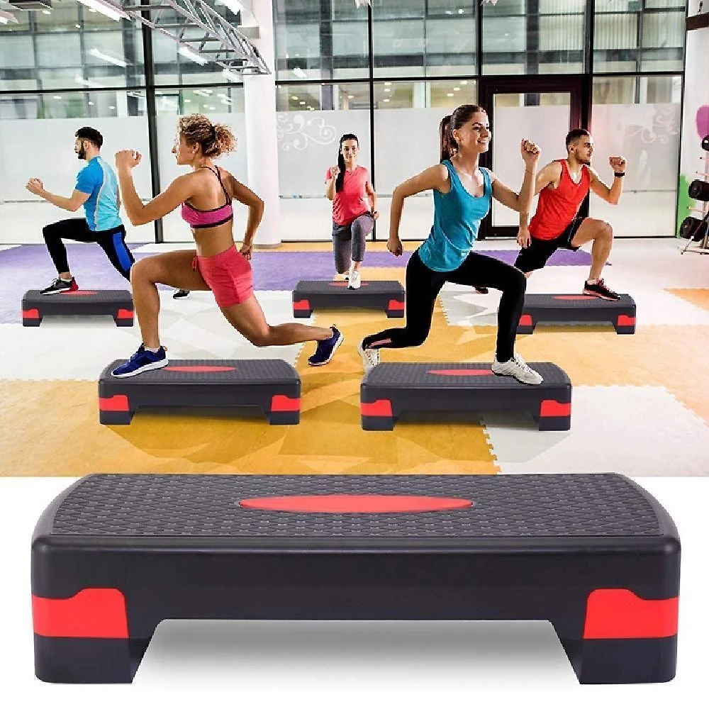 Miniatura Step Antiderrapante Fitness Altura Regulável Alta Resistente