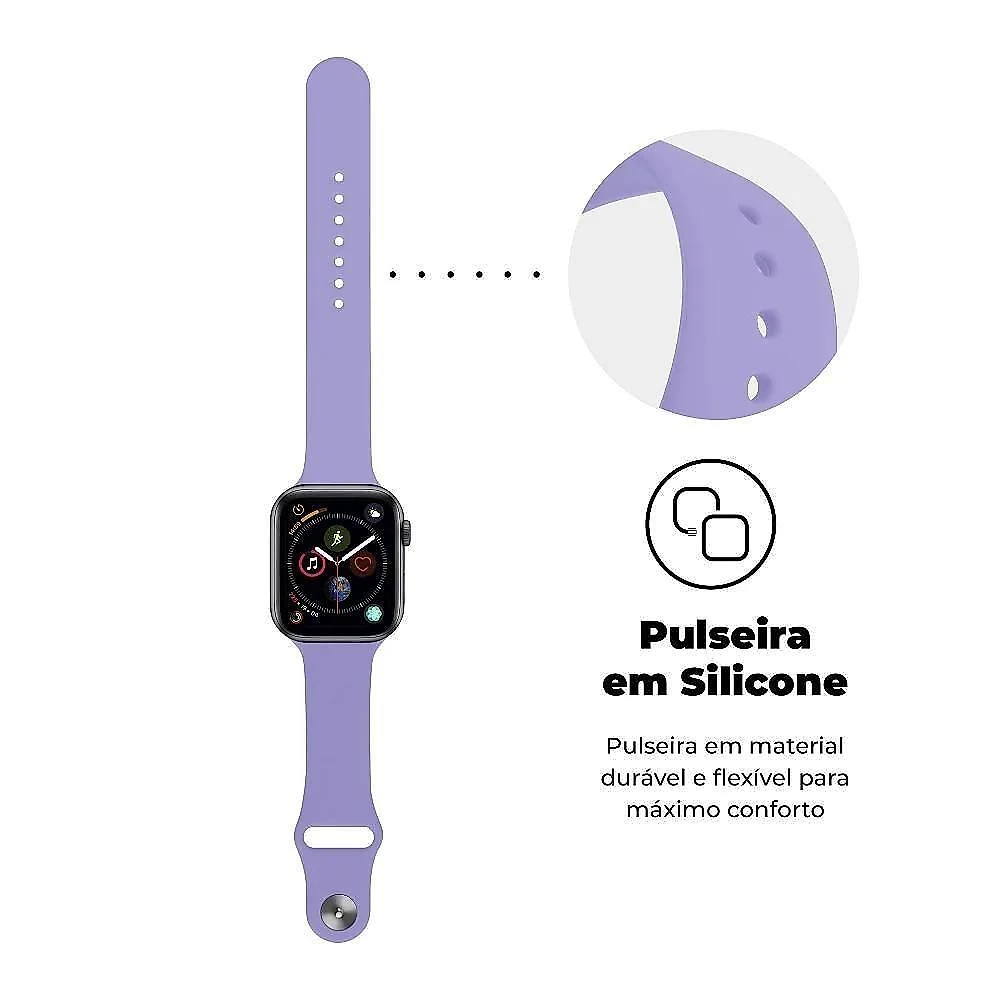 Pulseira Para Apple Watch 49Mm Ultra Fit - Branco - Gshield