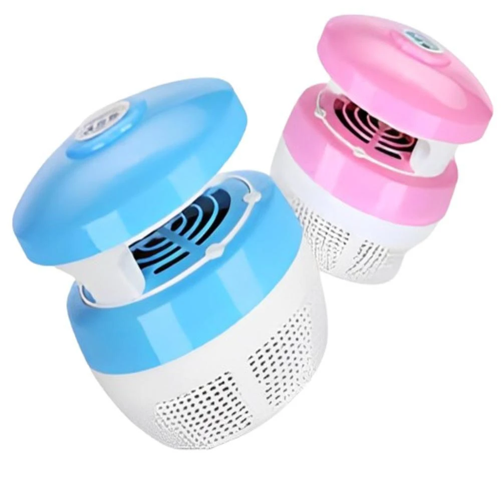 Armadilha para Mosquito Mata Inseto Luminaria Ultrassonica Repelente Eletronico LED Bivolt Branco