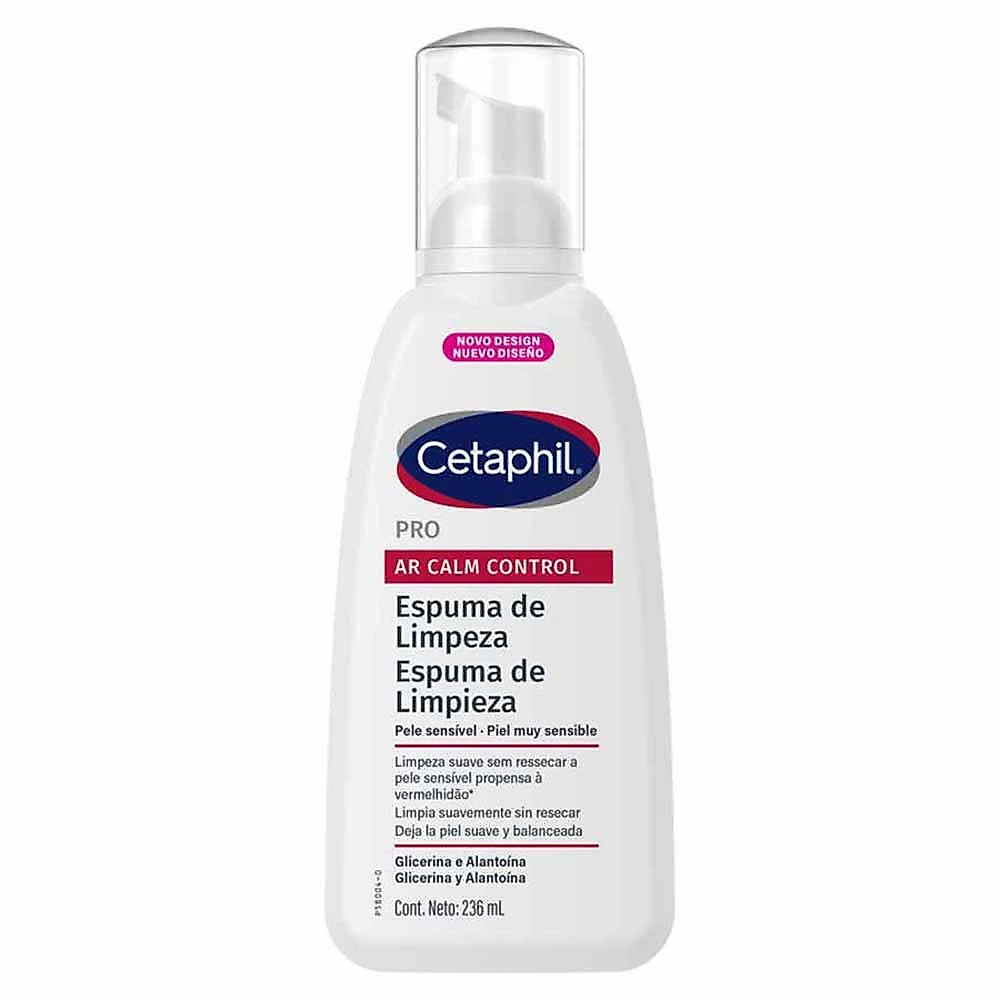Espuma de limpeza facial cetaphil pro ar calm control 236ml