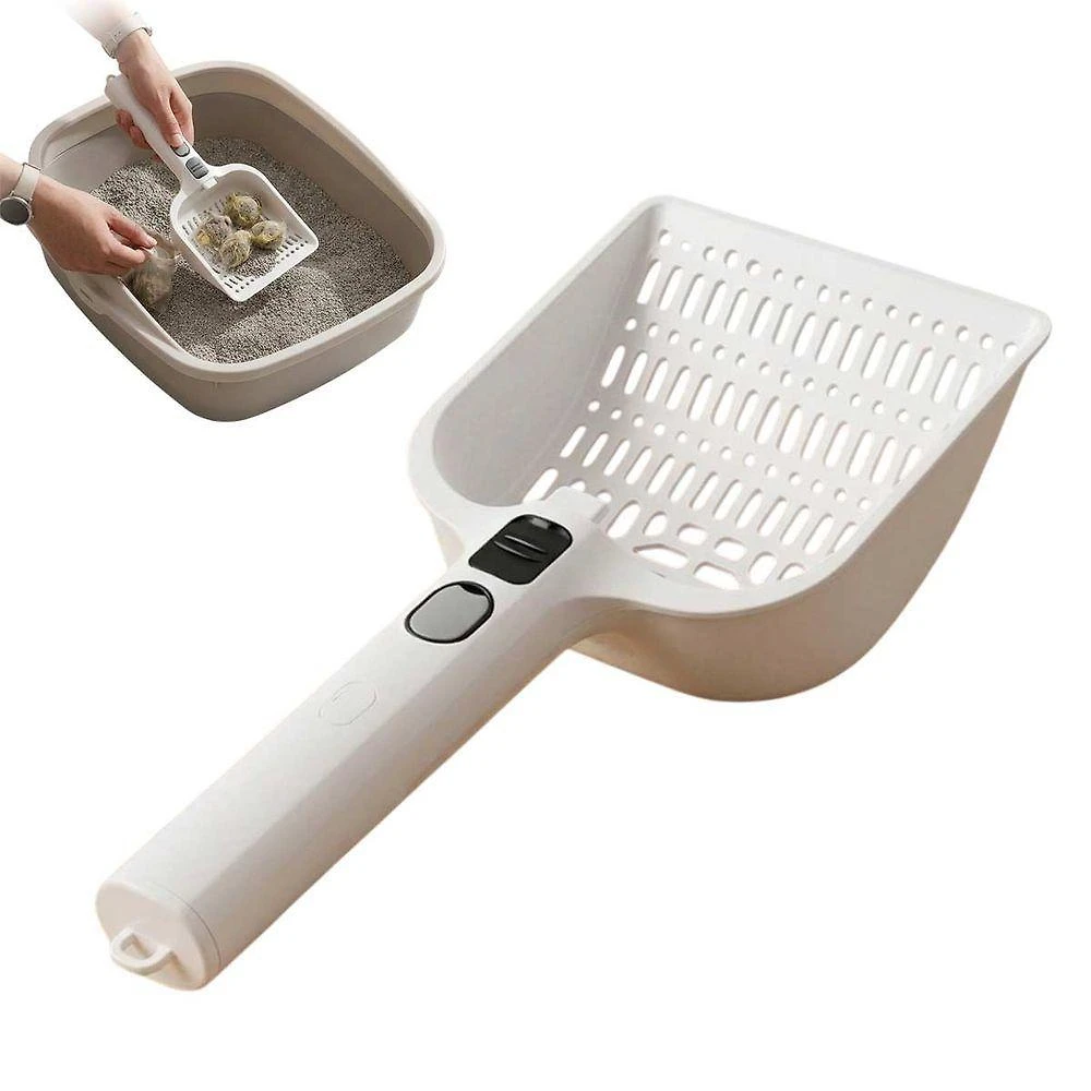 Coletor de Fezes para Gatos Leva Pra Casa BSL3912 Anti Odor ABS Branco
