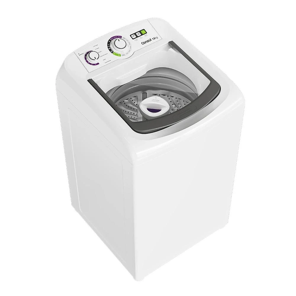 Máquina de lavar consul cwh13ab 13kg dosagem econômica ciclo praia ciclo edredom branca