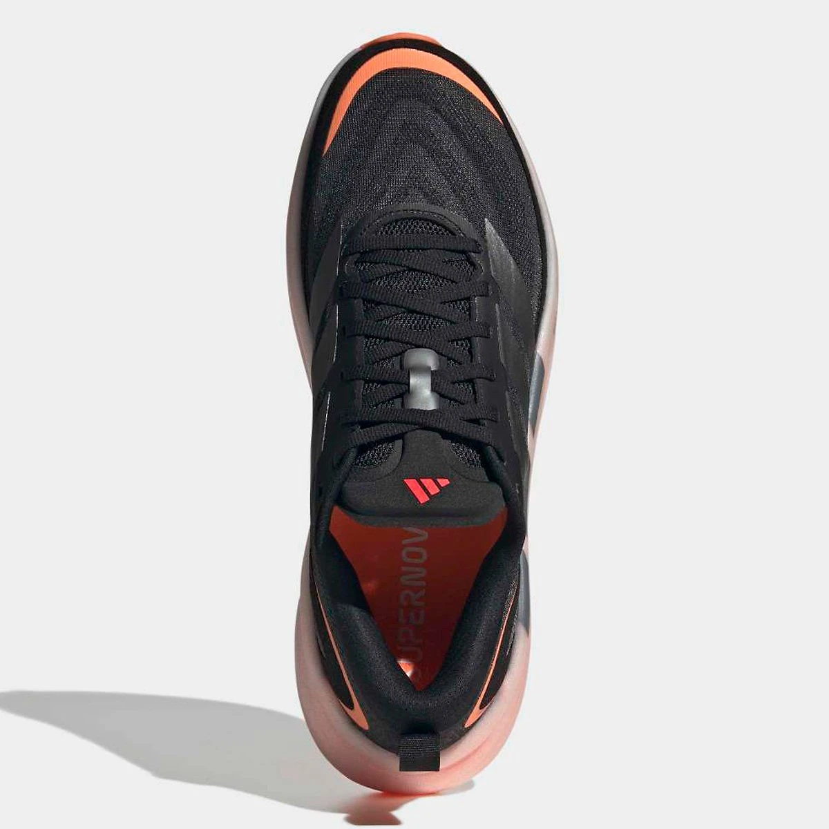Miniatura Tênis Adidas Supernova Glide Masculino Preto+Laranja - 38