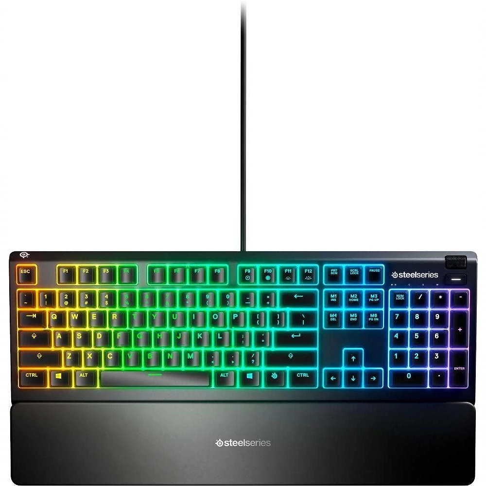 Teclado Gaming Steelseries Apex 3 Whisper Quiet - Preto