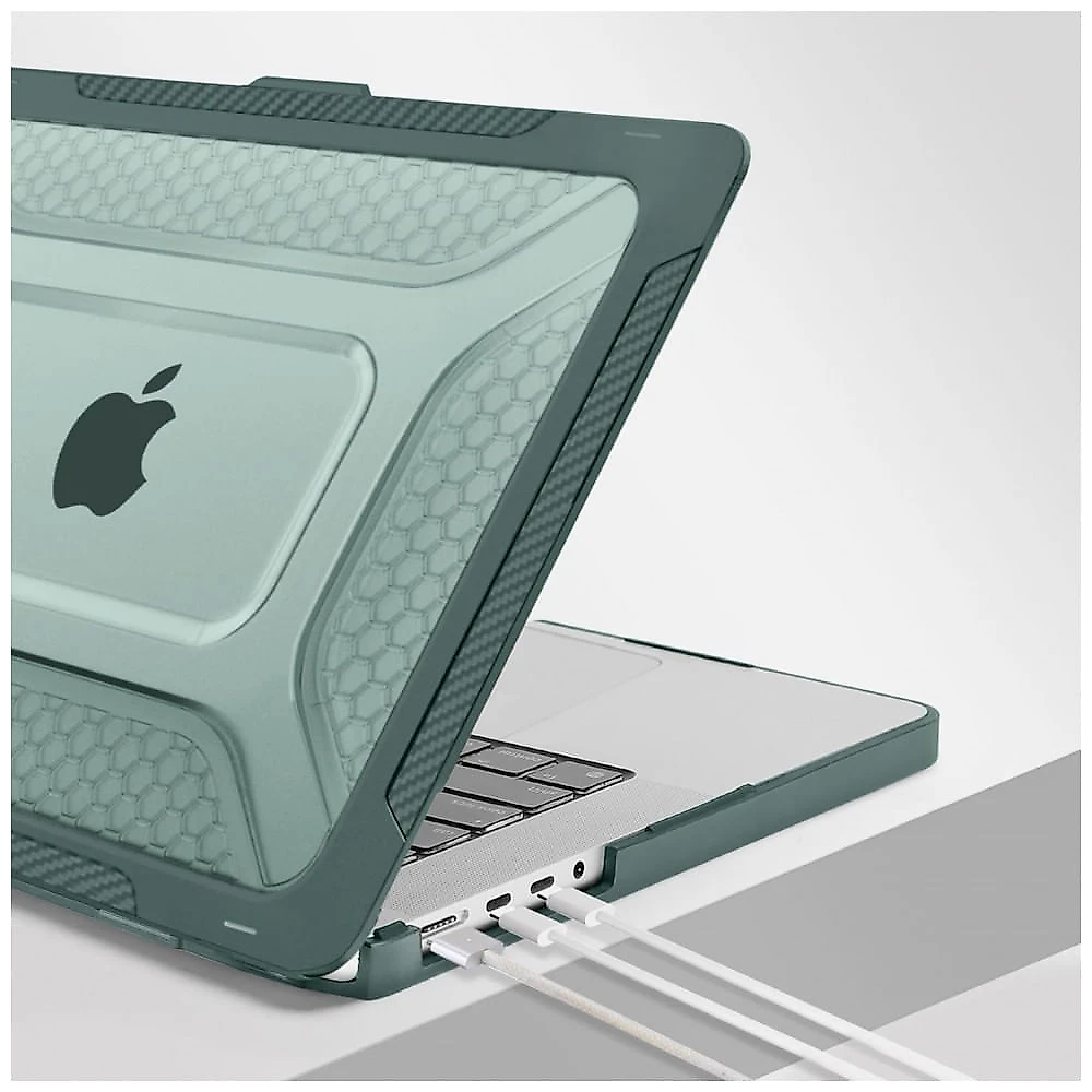 MOSISO Capa Rígida para MacBook Pro 16" 2025-2021, TPU Anti-Choque com Kickstand Dobrável e Teclado, Verde Esmeralda