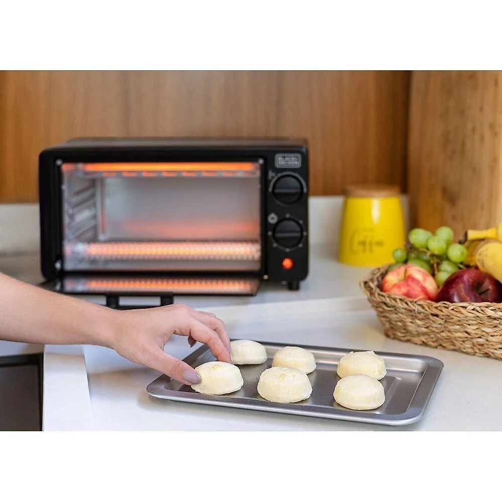 Forno elétrico black+decker ft9n 9l timer 60min vidro temperado 250°c 220