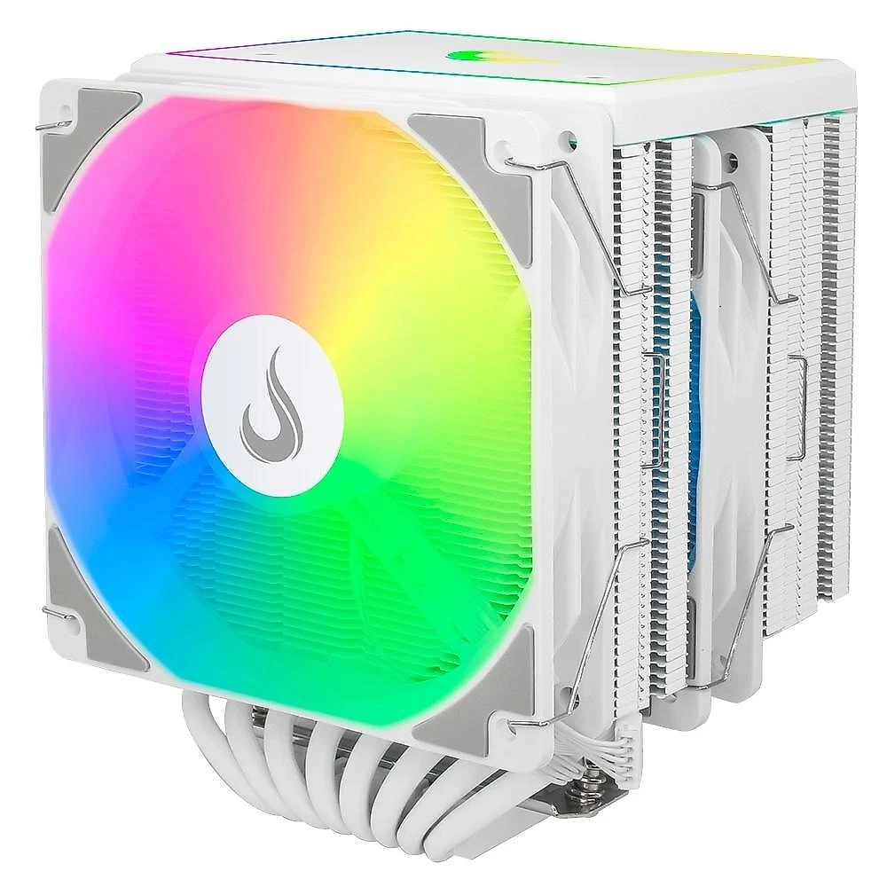 Air Cooler Gamer Rise Mode Storm 8 White, ARGB, AMD/Intel, 120mm, Branco - RM-ACST-ARGB-W