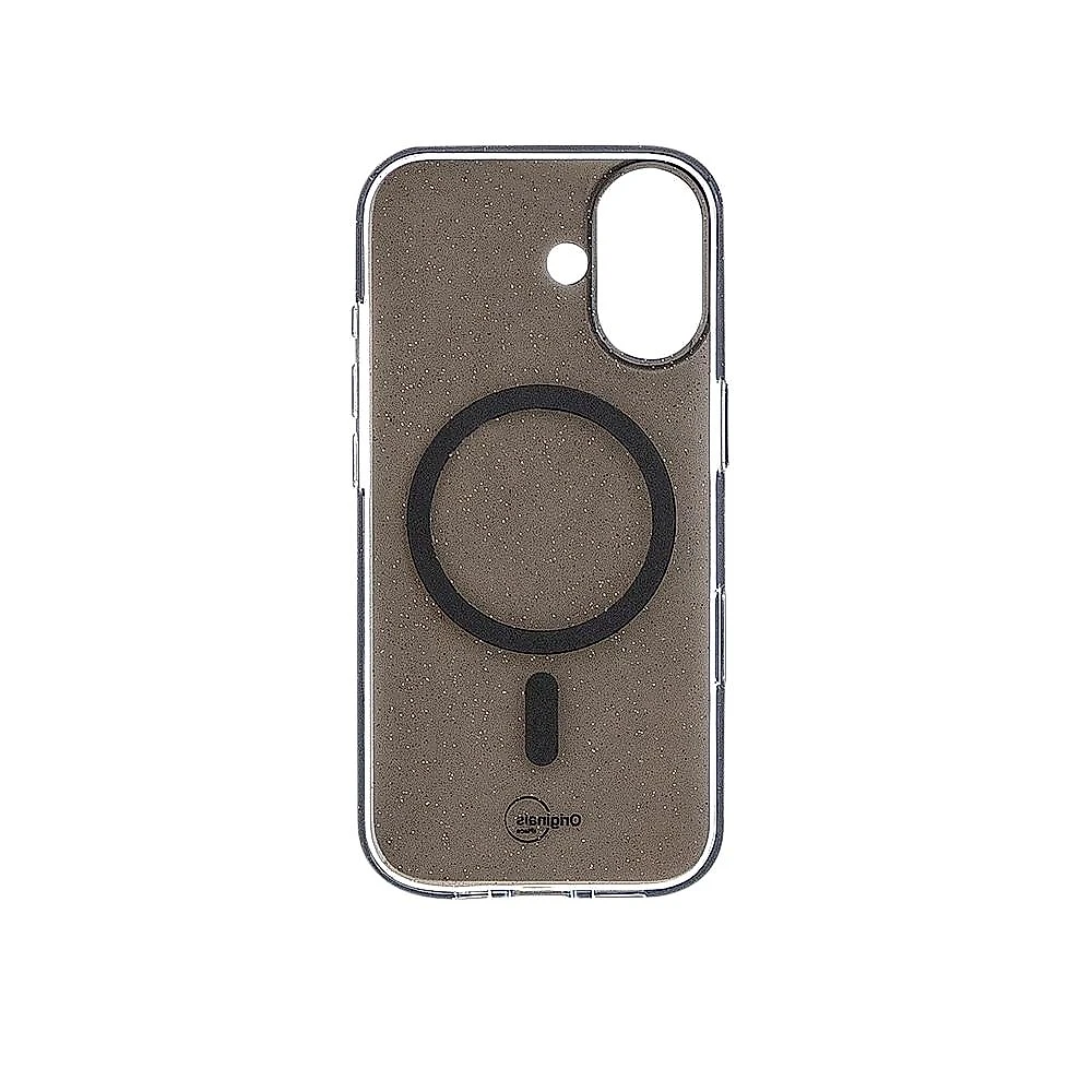 Capa iPhone 17 Shine, Originais iPlace, Preto com brilho