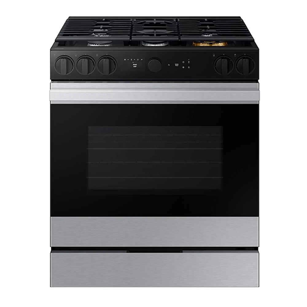 Fogão de Piso Samsung de 05 Bocas Serie 7 com Câmera e Air Fry Inox - NSG6DG87