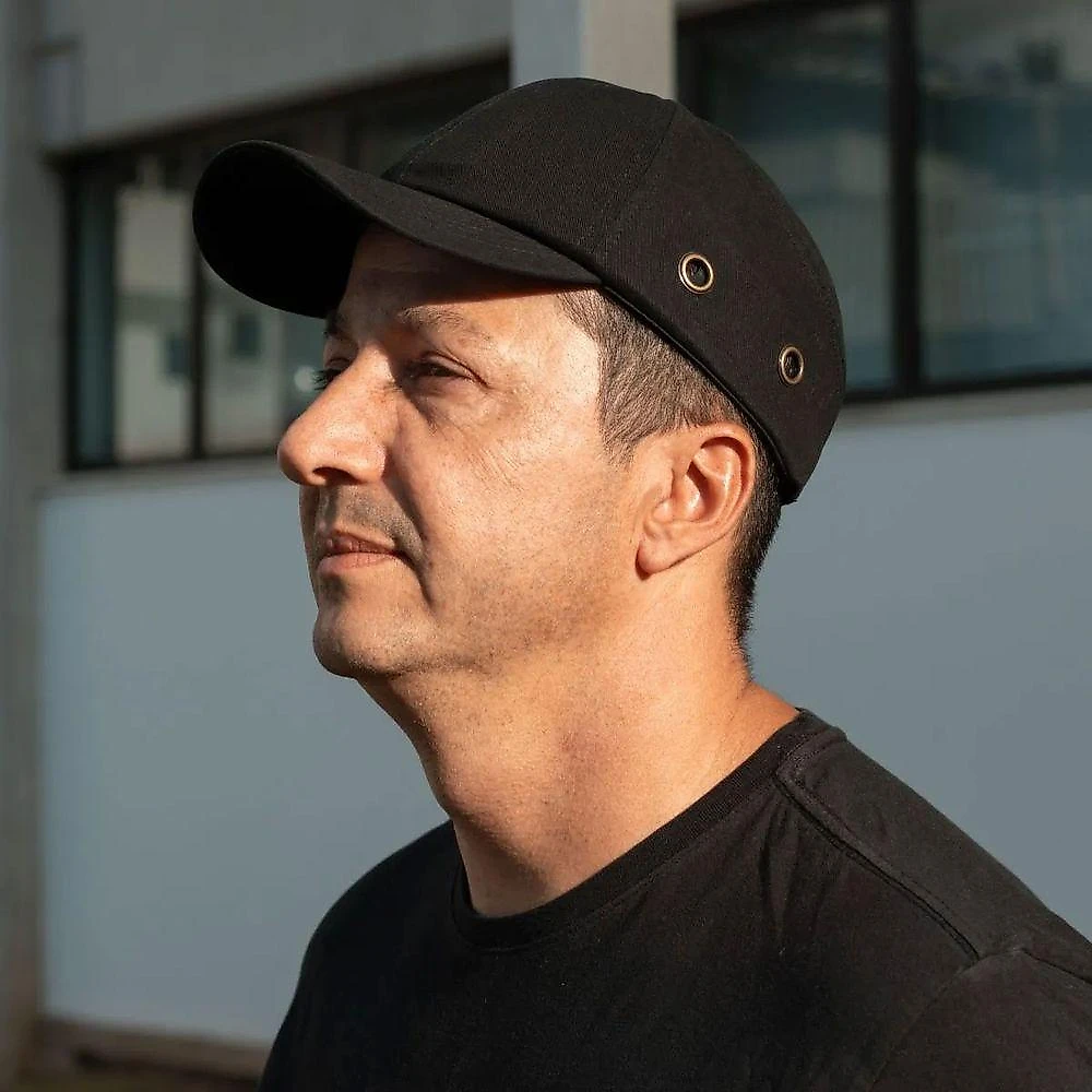 Bone Com Capacete Epi Obra Segurança Do Trabalho Casquete Reparo Construçao Oficina Proteçao Resistente