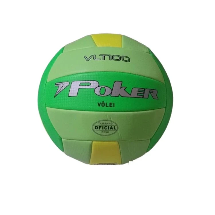 Bola de Volei Poker Training VLT 100 - Verdeamarelo