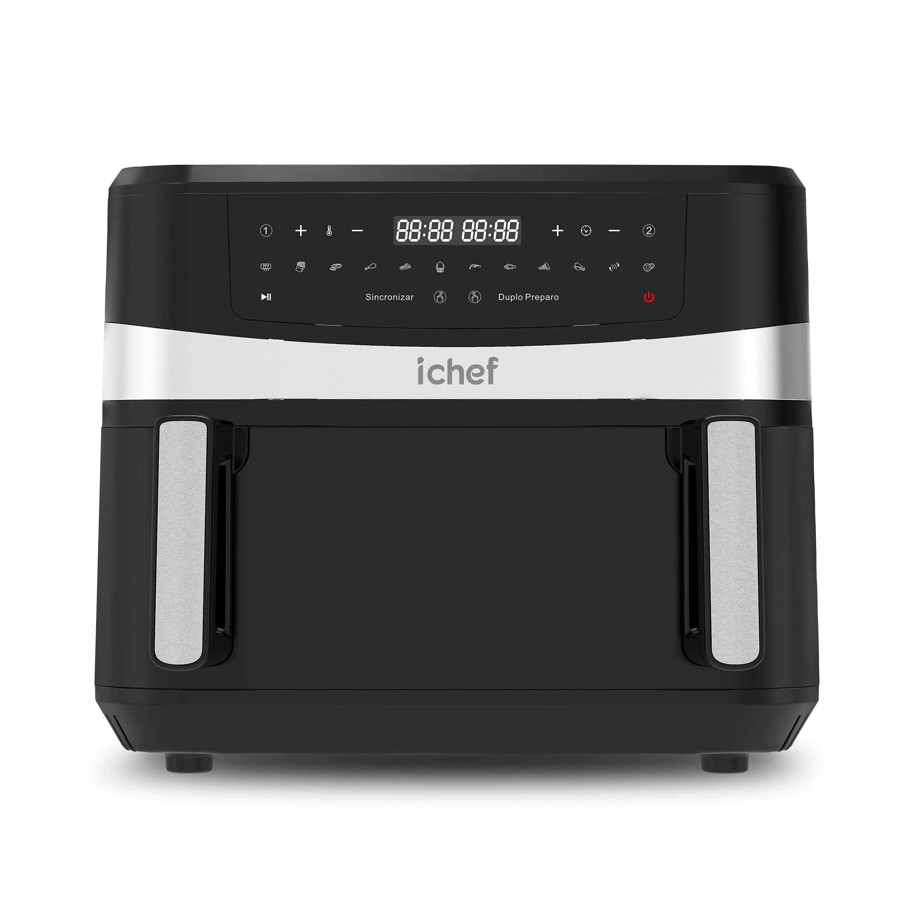 Miniatura Fritadeira Elétrica Airfryer Ichef Dualzone | 127V