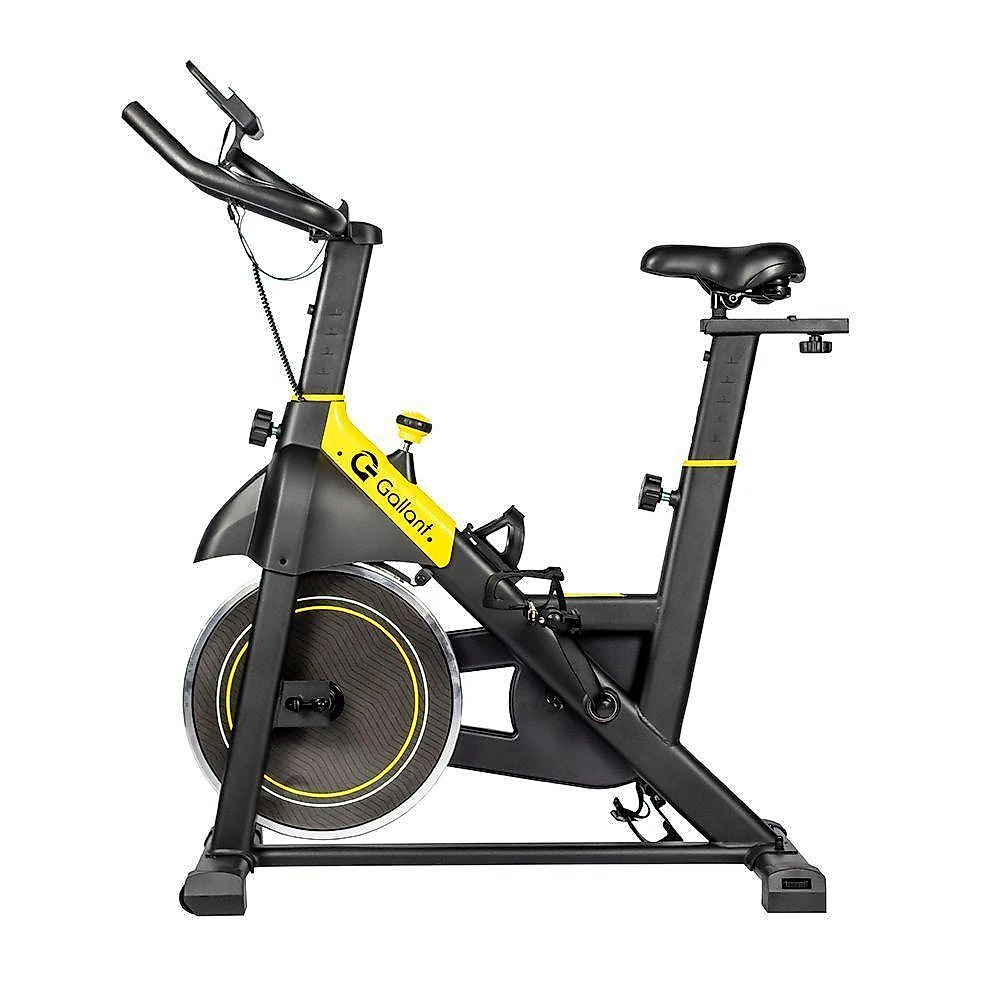 Bicicleta ergométrica spinning magnética gallant elite roda de inércia 13 kg (gsb13hmga-pt)