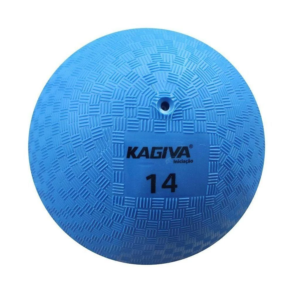 Bola de Iniciação N14 para Adolescentes Emborrachada Azul Kagiva